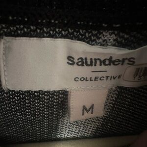 Saunders Collective Black and White Knit Dress